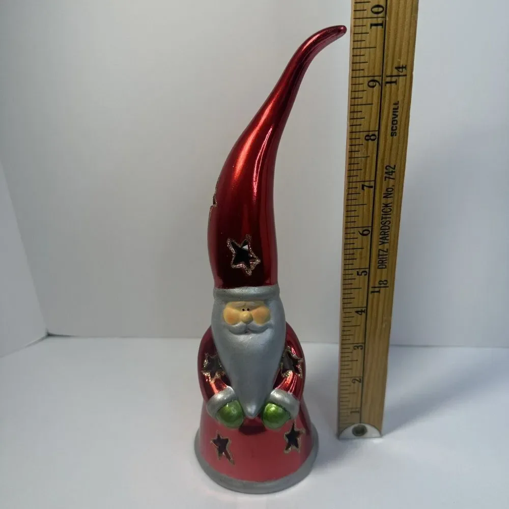 Mark Roberts‎ Santa Hat Face Figure Christmas Votive Candle Holder Holiday